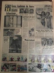 HÜRRİYET GAZETESİ 1 KASIM 1965 YIL :18 SAYI :6289--Demirel e Evet Bakanlara ise Hayır --4 Çocuğu ile öldürülen çiftçinin kardeşi de çıldırdı ---Rumlar ,sulh taarruzuna devam ediyor --Manken Nina nın mirasını vermek için ,esas babası Seylan da aranıyor  --Paketteki cesedin esrarı çözülemedi ---Erkekler kurban olarak  korkakları seçiyor --Tam 23 yıldır gözünü  kırpmayan kadın dün deliksiz  bir uyku çekti ---İstanbul Üniversitesi yeni yılına bugün başlıyor ---Zirve toplantısı yapan yedi gangster tutuklandı --Vefa :3 Demirspor :0--Beşiktaş 1 puan kaybetti --Galatasaray Mağlup 1-0--PTT Feriköy ü 1-0 yendi ---Genç kadının üç kere idamı isteniyor --Tarihleri dönen bestekar çift  1 milyon liralık villa satın aldı ---Cami de namaz kılarken öldü --Erkek Teknik Öğretmen Okulunun Çatısı Yandı ---Gülmekten çatlayıp öldü --Ağlayan gelini güldürürken kalbinden vurulup öldü --Ankara da durum : Parti içi iktidar mücadelesi ---