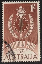 +++  AVUSTRALYA COLOMBO PLAN 10.YIL    1961     - DAMGALI