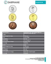 TRABZONSPOR 2021-2022 SÜPER LİG ŞAMPİYONLUK Hatıra Para Seti Üçlü !FIRSAT ÜRÜNÜ! SERTİFİKALI