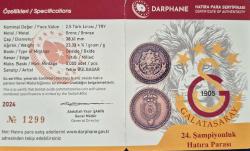 GALATASARAY 24. Şampiyonluk Hatıra Parası Özel Kutulu