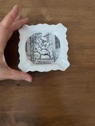 Bremen müzikacıları porselen kül tablası