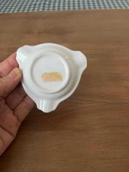 Köln Dom manzaralı, yaldızlı porselen kül tablası