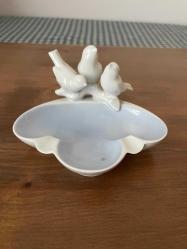 Kuş figürlü Bavaria porselen küllük
