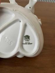 Kuş figürlü Bavaria porselen küllük