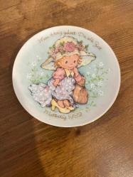 Anneler Günü 1982 anısı porselen tabak