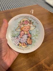 Anneler Günü 1982 anısı porselen tabak