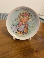 Anneler Günü 1982 anısı porselen tabak