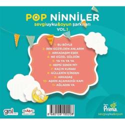 Pop Ninniler Vol.1 - Sevgi Uyku & Oyun Şarkıları Vol.1 ( Türkçe Müzik CD ALBÜM ) ( AMBALAJINDA - SIFIR ) CD