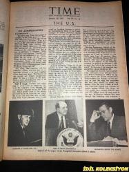 TIME - OCTORBER 20 , 1967 : THE WEEKLY NEWSMAGAZINE / 20 EKİM 1967 / VINTAGE ENGLISH MAGAZINE / ALCOA INTERNATIONAL / JACQUELYN S. LANMAN / EILEEN M. MURPHY / HELEN ELIZABETH BEATTIE / ANDRE BUSTANOBY / JAMES M. HALLETT / WALKER M. MAHURIN / HAROLD G. TUCKER / CATHLEEN BURNS ELMER / NEWTON N. MINOW / PETER JOHNSON / HELEN M. CULLY / JACK PAAR / WILL DURANT / REAGAN / NIXON / IT'S TIME TO CHANGE THE GUARD / HIGHLAND QUEEN / CASTRO IN CUBA / NORTH VIET NAM'S GIAP 1966 / CHARLES AT CAMBRIDGE / EARL ATTLEE / LORD HARLECH / BOB GIBSON / ROGER MARIS / LOU BROCK / JULIAN JAVIER / UNITED STATES STEEL INTERNATIONAL / THE GURU / MARCA RELLI'S BITS & SCRAPS / LUFTHANSA / CHESTERFIELDS / MERCEDES BENZ / MCDONNELL DOUGLAS / ROTHMANS