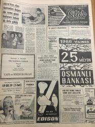 HÜRRİYET GAZETESİ 15 ARALIK 1965 YIL :18 SAYI :6333--Eski DP lilere vazife  verilmesi teklif edildi ---On beş senelik kocasını kendi elceğizi ile 15 yaşındaki kız ile evlendirdi ---Değişecek Müdür ve Valiler  mecliste olaylara sebep oldu ---Damadın zifaf odasında keserek öldürdüğü bir günlük gelin bakire çıktı ---Kamyon çarpan bir minibüste üç  talebe öldü 11 de yaralandı ---Taraflardan korkan Kulüp Reisi Uluğ ,vilayetten yardım talep etti ---4 fedaiyi öldürüp  buzluğa koydular ---Ucuz sosyal meskenlerde oturanlarda hala gecekondu alışkanlığı var ---Kadınlar nihayet futbola el attı --N.Erdem :Yorucu idmanlar çocukları turşuya çevirmiş ---Favori  gösterilen takımımız bugün Bulgarlarla oynuyor ---Jüri Reisine Kocakafa  diye bağıran kuş birinci ilan edildi --Hapishaneden  tahliye edilişinin  şerefine sabaha kadar dans ettiler --Siirt te soğuktan dört kişi dondu --Arsan ,MP den istifa etti --Toto da 10 bilenler  75 lira alacak --Frank Sinatra 50. doğum yılı kutlandı --