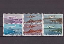 1949 Uçak Pulları Mnh Lüks Tam Seri Pul