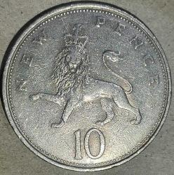 İNGİLTERE   1971   10 PENCE