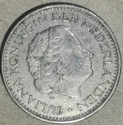 HOLLANDA 1972  1 GULDEN