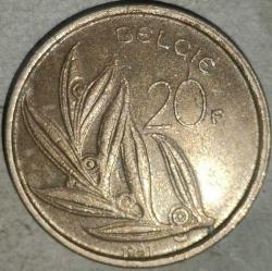 BELÇİKA 1981  20 FRANK