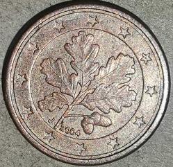 ALMANYA 2004  J   1 EUROCENT