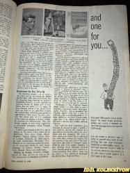 TIME - AUGUST 10 , 1962 : THE WEEKLY NEWSMAGAZINE / 10 AĞUSTOS 1962 / VINTAGE ENGLISH MAGAZINE / SPACE PLANNER : D. BRAINERD HOLMES / FIAT / MARTHA M. EVERT / O.V. SEMMER / ROBERT F. DORR / GLORIA T. WELLS / RICHARD M. SCAMMON / BETTY TISKA / RITA PETRETTI / EMANUEL CELLER / RANDOLPH S. CHURCHILL / JEROME WIESNER / GILPATRIC / DEMOCRATIC CONGRESSIONAL LEADERS AT THE WHITE HOUSE / FILIBUSTERERS MORSE & NEUBERGER / AMBASSADOR GAVIN / WINNER CLEMENT / AHMED BEN BELLA / CARPIO & VERWOERD / SIR OSWALD MOSLEY / HARRY STONEHILL / SIEMENS / GOODWIN / ALIANZA CHIEF MOSCOSO / FRANK W. SINATRA / BRIGITTE BARDOT / FDA'S DR. KELSEY / JOHNIE WALKER / RADZIWILL & ST. LAURENT / VIRGIN MARY AND CHRIST CHILD BY GUIDO RENI / ST. CATHERINE OF ALEXANDRIA / MARILYN MONROE / PATRIARCH ALEXEİ / POPE JOHN XXIII / BENSINGER / PATTERSON / PERSONAL FILE : GATES , LANPHIER , BORCH / SIR JOHN HAY / JACK COTTON / IVES & HUDSON IN SPIRAL ROAD / LUCKY STRIKE / CALTEX / JAEGER LE COULTRE / HOWARD K. SMITH