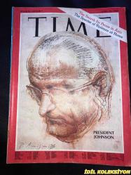 TIME - APRIL 12 , 1968 : THE WEEKLY NEWSMAGAZINE / 12 NİSAN 1968 / VINTAGE ENGLISH MAGAZINE / PRESIDENT JOHNSON / MARTELL / WILLIAM STEPHENS / SASHA VONSCHERLER MAYER / JAMES M. COHEN / CAROLINE SETTLES / ROBERT PAUL ALBERTS / R.J. DURAN / BILL EISEN / ERROL VANGUARD / E. PORRAS / FREDRICK S. GRAM / JOSEPH R. PALMER / WALTER F. CALMUS / STANLEY SCHWARTZ / TERENCE FOLAN / JAMES DINES / MARTIN LUTHER KING JR. / VISION OF THE PROMISED LAND / HARRY & BESS TRUMAN / JACKIE KENNEDY / NORTH VIET NAM'S PHAM VAN DONG / HARRIMAN , THOMPSON & JOHNSON AT WHITE HOUSE / ON BEING A CONTEMPORARY CHRISTIAN / DAME MARGOT FONTEYN / MICHAEL POLLARD / MCGRORY / ROYKO / TEX ANTOINE / BILL KEENE / DON KENT / DR. FRANK FIELD / PHILANTHROPIST MOTT / DAVID SHETZLINE / SEIFA / SABENA / PETER STUYVESANT