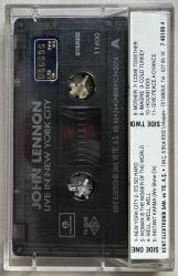 John Lennon Live In New York City Kaset (Orjnal 1986 Dönem Türk Baskı Kaset)