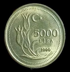 1999 5000 Lira Çil küçük 3.50g
