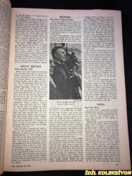 TIME - JANUARY 20 , 1961 : THE WEEKLY NEWSMAGAZINE / 20 OCAK 1961 / VINTAGE ENGLISH MAGAZINE / JACQUELINE KENNEDY / WILLIAM S. BURFORD / PAUL E. DROST / MARTIN BERTRAND / PETER ROBERT RENTSCHLER / GEORGE S. MUMFORD / EVELYN CRANE / JAMES KISSANE / EDWIN M. MCMILLAN / NORRIS E. CHAPMAN / STEVEN H. SASSOON / HENRY MINOTT / EDWARD A. CRANE / THOMAS HUDSON MCKEE / VICENTE ABAD SANTOS / R. L. W. RITCHIE / THOMAS SKELLY / NORMAN MAILER / CHRISTOPHER Z. HOBSON / J.B. O'SHEA / FRANKLIN ROOSEVELT / KENNEDY WITH IKE / HARRY TRUMAN / HERBERT HOOVER / PRESIDENT EISENHOWER / DEAN RUSK TESTIFYING / SCIENCE ADVISER WIESNER / JACQUELINE KENNEDY 1957 / VIRGINIA FOISIE RUSK / ETHEL SKAKEL KENNEDY / MARTHA ELIZABETH BLAKENEY HODGES / ERMALEE WEBB UDALL / MARGARET CRAIG MCNAMARA / JANE SHIELDS FREEMAN / RUTH SIEGEL RIBICOFF / MARY LOUISE BURGESS DAY / DOROTHY KURGANS GOLDBERG / PHYLLIS ELLSWORTH DILLON / KHRUSHCHEV / U.S. HEINTGES / PREMIER FERHAT ABBAS / UNION LEADER RENARD / KATANGA'S TSHOMBE / ORIGEN