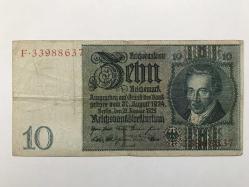 Almanya-10 Mark-1929-Temiz-F serisi