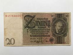 Almanya-20 Mark-1929-ÇT-S serisi