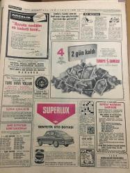 HÜRRİYET GAZETESİ  8 AĞUSTOS 1968 YIL :21 SAYI :7285---Yakovas 'ı Patrik Yapmak İçin Zemin Arıyor --Yabancılar Türkiye de Maden İşletemeyecek --Hadise hakkında şahitlik yapan Alman intihar etti --Sophia Loren ,doğumdan 6 ay önce İsviçre de doktor  kontrolüne alındı --Şikago da zenciler  7 polisi ağır  yaraladı --Konya olaylarının beş sanığının tahliye talebini hakim reddetti --İkiz kardeşlerden  biri ile nişanlanan  kız şaşırıp  hata yapıyor ---HA Muhabiri Ateş Uğurlu vefat etti ---İstanbul a hareket eden bir İsrail uçağı  4 Arap yolcu tarafından kaçırılacak  diye geri çevrildi ---Can Fenerbahçe A Kadrosunda --Basketbol Takımımız Avrupa Finalinde --Gegiç :Planlı Çalışmanın Semeresini Göreceğiz Dedi --İsveç ten gelen şampiyon boksöre Türkiye de eldiven giydirilmedi --Hem denizde ,hem kara da giden dev Hovercraft Manş 'ı 39 dakika da aşıyor --Büyük Tiyatro :Nejat Uygur --Askerlikten kurtulmak için gazetelere ölüm ilanı  verdi ---