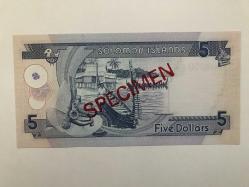 Solomon İsland-5 Dollars-2004/18-SPECİMEN ÇİL-