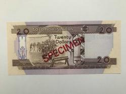 Solomon İsland-20 Dollars-2004-SPECİMEN ÇİL-