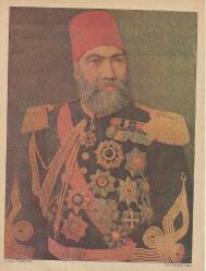 TÜRK BÜYÜKLERİNDEN GAZİ OSMAN PAŞA KONULU ESKİ ÇİZİM PASPARTULUK RESİM...