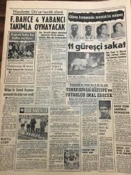 HÜRRİYET GAZETESİ 7 AĞUSTOS 1968 YIL :21 SAYI :7284--İnönü :Demirel in kendisi gafletin tam ortasındadır --Azılı kabadayı şoför  dostunun kocası tarafından öldürüldü --Son söz  onundur  diyen Gina müstakbel  eşinin  adını devlet sırrı gibi saklıyor ---Kızına tecavüz eden adamı  kurşuna dizip  dağa çıktı ---59 Emniyet Müdürü ve Amiri yer değiştirdi--Türk işçisi cinayet suçunu reddediyor ---Arazi ihtilafı yüzünden  köy halkı çarpıştı :1 ölü ,4 yaralı ---Çek Başbakan Doğu ile Batı arasında  tarafsız  kalamayız dedi --Gülbenkyan Kızılay a 1 milyon lira bağışladı --Mazbatası  iptal edilen  AP liler  ile dinleyiciler  kavga ettiler ---Kalp nakli ameliyatı ümit verici fakat mutlak bir şifa sayılmıyor ---Balık Festivali ---Fenerbahçe 4 Yabancı Takımla Oynayacak --11 Güreşçi sakat --Galatasaray ilk sınavı Vefa karşısında verecek --Whips in Genel Kaptanı Antrenörün İşine Son Verdi---Adnan Suvari Göztepe ye Futbolcu İmal Edecek --Balkan yelken şampiyonası  bugün başlıyor ---