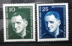 DOĞU ALMANYA-DDR=1957 Bertolt Brecht 1. Ölüm Yılı M-593..94  (**)