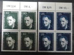 DOĞU ALMANYA-DDR=1957 Bertolt Brecht 1. Ölüm Yılı M-593..94  DBL  (**)