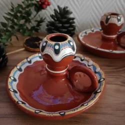 Troyan Seramik Şinanay Şamdan - Adet