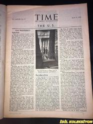 TIME - APRIL 27 , 1962 : THE WEEKLY NEWSMAGAZINE / 27 NİSAN 1962 / VINTAGE ENGLISH MAGAZINE / COMMUNIST CHIEF BLAS ROCA / THE EASIER LIFE OF MADAME DUVAL / ROLEX / SENIOR SERVICE / JEFFERSON FRAZIER / BERNAL E. DOBELL / DIANA C. GLEASNER / JAMES DUIGNAN / CLEMENT F. TRAINER / WILLIAM A. BONEY / GERALD HAMILTON / NEIL J. NELSON / RICHARD I. BRIGGS / DANIEL TOTIRE / JOSEPH M. LEONARD / RON WREN / K. MARTIN / R. DILLON / OSSIEL N. HOLDER / JOSE MONTESTUZ / LOUIS E. BUMGARTNER / BEN HALL / GAVIN SCOTT IN HAVANA / SENATOR PROXMIRE / RESERVIST CHIDESTER / A DIALOGUE ON STEEL / HAMILTON & MEEHAN / SCRANTON / JOHNSON / CONGRESSWOMAN JESSICA WEIS / PRESIDENT GENERAL DUNCAN / DR. SPOCK / KHRUSHCHEV AT COMMUNIST CONGRESS / SCION STALIN / TITO & GROMYKO IN BELGRADE / TRAITOR SALAN UNDER ARREST / SHAH & EMPRESS IN MANHATTAN PARADE / SIR ROY WELENSKY / FORD / CASTRO & ROCA / CONTACT MAN RODRIGUEZ / ANTI-COMMUNIST MATOS / DIEFENBAKER / PEARSON / FAULKNER & CADETS / PERKINS & BEULAH THE BOA / VEGA II