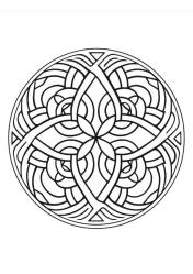 Kelt Mandala Boyama Kitabı (50 Seçilmiş Kelt Mandalası)