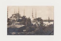 [KARTPOSTAL] CONSTANTINOPLE / İSTANBUL: Mosque du Sultan Ahmed et l'Hippodrome - Sultanahmet Camii ve Hipodrom Editör: Isaac M. Ahitouv. S/b