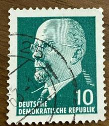 Almanya Pulu - Germany Stamp -  Mektup Zarfından Kesilmiş  / Postadan Geçmiş Pul Filateli - 1963 DAMGALI - ALMAN PULU, 10 PARA - YABANCI PULLAR - NOSTALJİK DOĞUM GÜNÜ HEDİYESİ