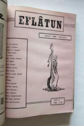 EFLATUN, San'at - Fikir - Aktüalite [Dergisi], 1969 - 1971, Sayı: 1, 3, 4, 5, 6, 7, 8, 9, 18, 25, 29, 33 [12 SAYI TEK CİLTTE]