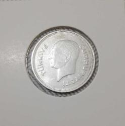 1937 YILI GÜMÜŞ 50 KURUŞ ÇT *RR* ÇOK NADİR ÇİL