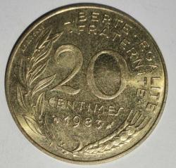 FRANSA 1983    20 CENTIMES