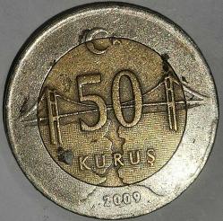 TÜRKİYE 2009   50  KURUŞ