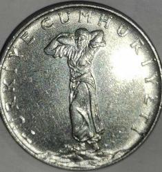 TÜRKİYE 1967   25  KURUŞ