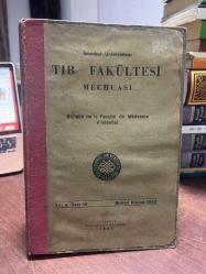 İSTANBUL ÜNİVERSİTESİ TIB FAKÜLTESİ MECMUASI YIL: 5 SAYI: 19-20-21-22-23 -  Birinci Kanun 1942