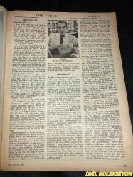 TIME - JULY 26 , 1968 : THE WEEKLY NEWSMAGAZINE / 26 TEMMUZ 1968 / VINTAGE ENGLISH MAGAZINE / THE CHALLENGERS / JIM KERNS / KATHARINE B. EVANS / HARRY PLEWA / W. BURKE GRANDJEAN / PETER SHILLINGFORD / JOSEPH L. MORRISON / DOUGLAS B. FABENS / DAVID ASTOR / JOHN P. MURPHY / EAST AND WEST : THE TROUBLING AMBIGUITIES / IN SEARCH OF POLITICAL MIRACLES / MCCARTHY / HUMPHREY / NIXON AT BALTIMORE AIRPORT / IKE AT PRESS CONFERENCE IN WALTER REED HOSPITAL / ON SEEKING A HERO FOR THE WHITE HOUSE / AID CHIEF WILLIAM GAUD / RICHARD CARDINAL CUSHING / KATHERINE REID / CATHERINE DENEUVE / PEER EXPORT / BREZHNEV / DUBCEK / RUSSIA'S DILEMMA / JUNTA LEADER AL-BAKR / MADAME DE MARIA / REYNOLDS , EVERS , KILPATRIC , VIDAL , SMITH , CAVETT & MAILER / EDWARD J. SPONGA / MARY ELLEN BARRETT / THE DIVERSE GENIUS OF JOAN MIRO / MARY HEMINGWAY / JAMES THRALL SOBY / FATHER DAMIEN / EURICLIDES ZERBİNİ / C. WALTON LİLLEHEİ / DENTON A. COOLEY / P.K. SEN / ADRİAN KANTROWİTZ / EDWARD B. STİNSON / JAMES MOWBRAY