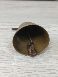 Antika Ay Yıldız Kabartmalı Pirinç Çan