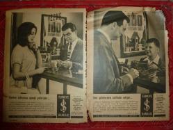 İŞ BANKASI REKLAMLARI 1960-66 YILLARI ARASI 11 ADET