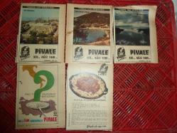 PİYALE MAKARNA REKLAMLARI 1960 -1965 YILLARI ARASI DERGİLERDEN ÇIKMA 13 ADET
