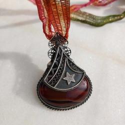 Gümüş Eski,Ay Yıldız Kolye Ucu