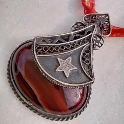 Gümüş Eski,Ay Yıldız Kolye Ucu